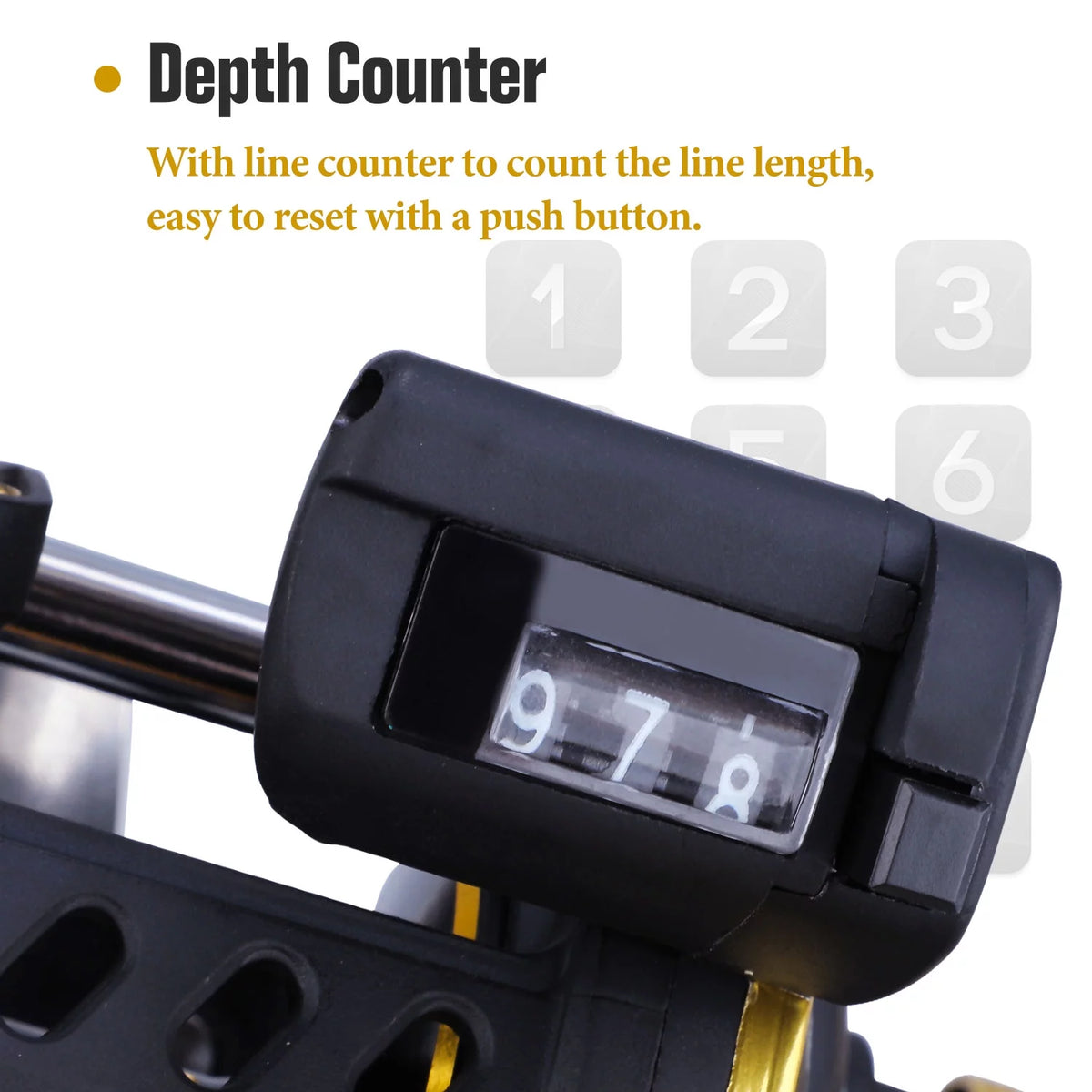 Line Counter Fishing Reel H93384