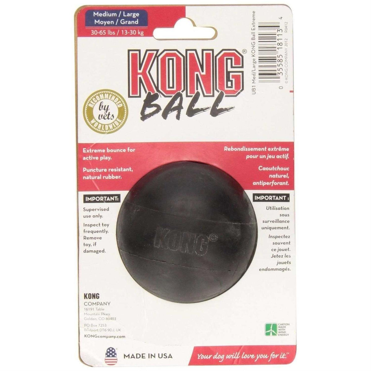 KONG Ball Dog Toy X4216