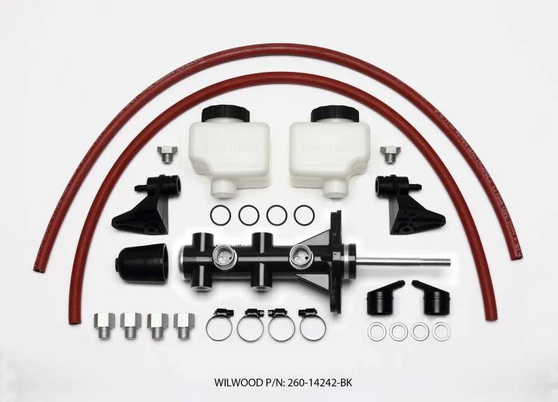 Black 15/16in Bore Tandem Remote Master Cylinder F270105
