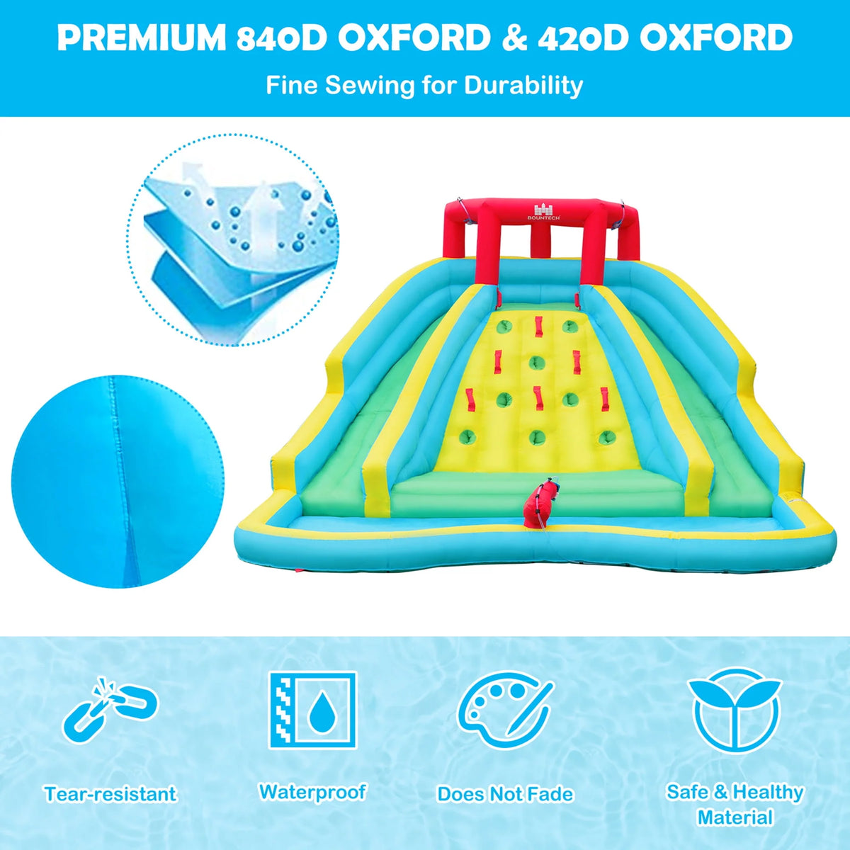 Inflatable Water Slide Park Splash Pool T274