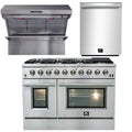 48 Inch Gas Range, Wall Mount Range Hood, Dishwasher K3514