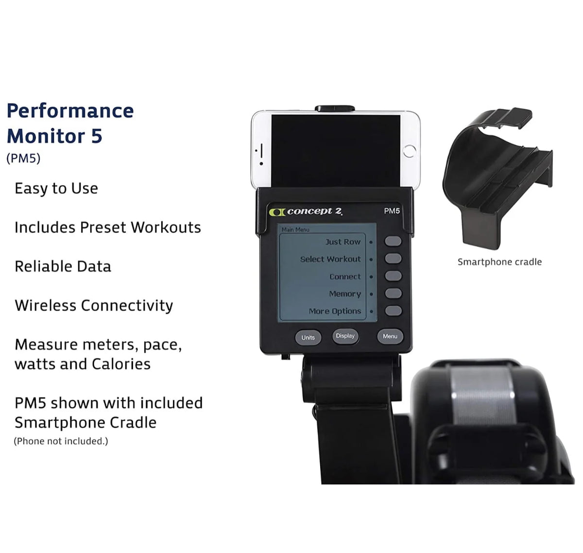 Indoor Rowing Machine with PM5 Performance Monitor E993