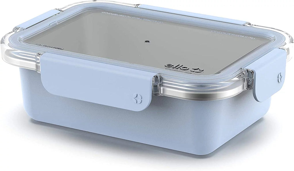 Stainless Steel Rectangle Food Storage Container with Leak-Proof Lids, 4 Cup G733642