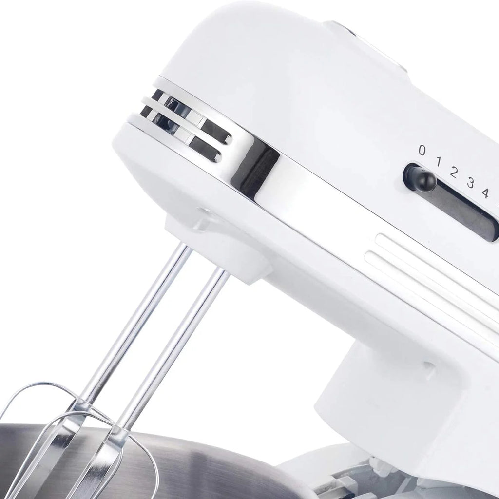 5-Speed Stand Mixer with 3.5 Qt Stainless Steel Bowl, White L172171