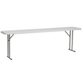 Granite White Plastic Folding Training Table P920