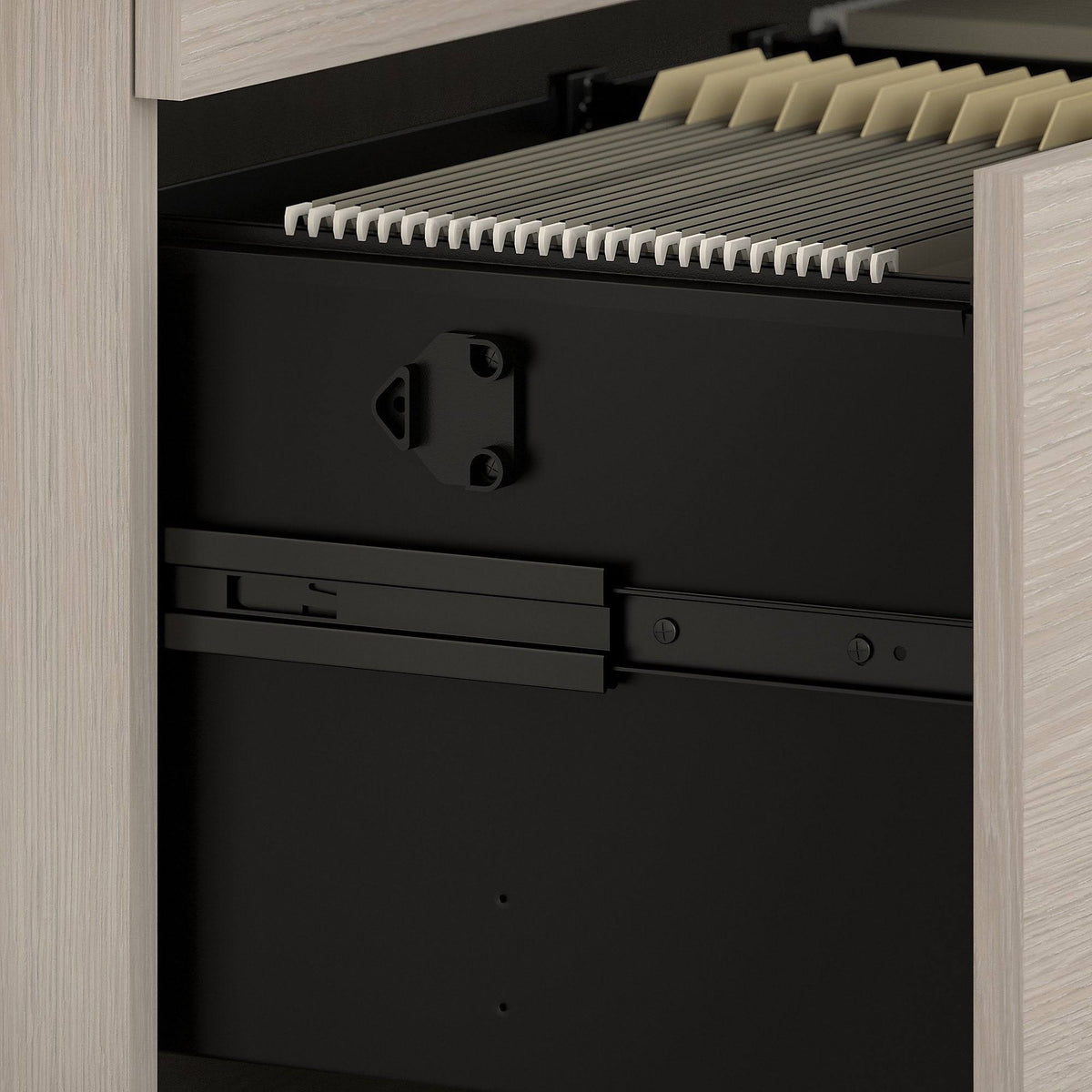 Storm Gray Lateral File Cabinet Q8595