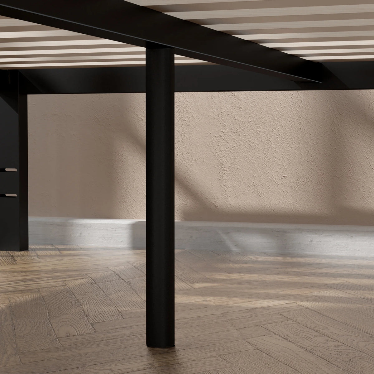 18" Metal Platform Bed Frame, Queen B785848