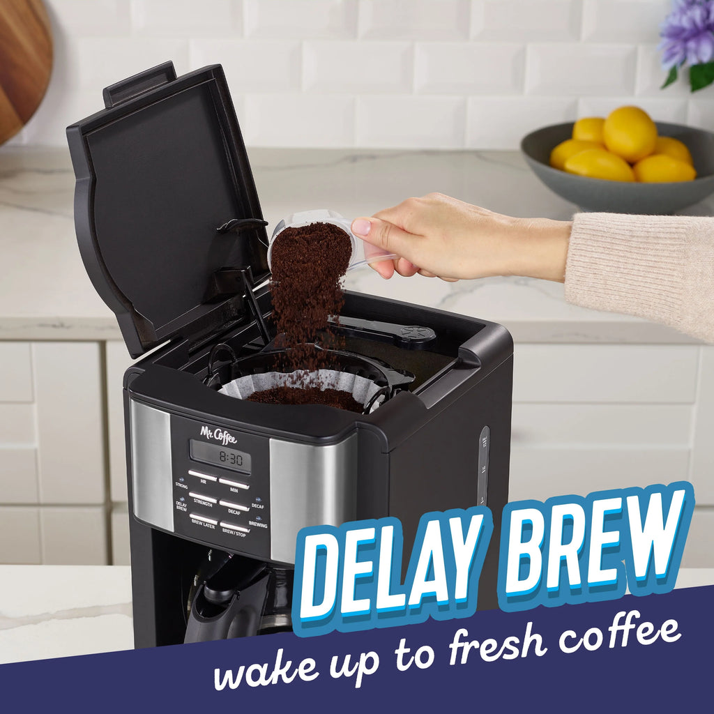 12 Cup Coffee Maker with Decaf Function J195