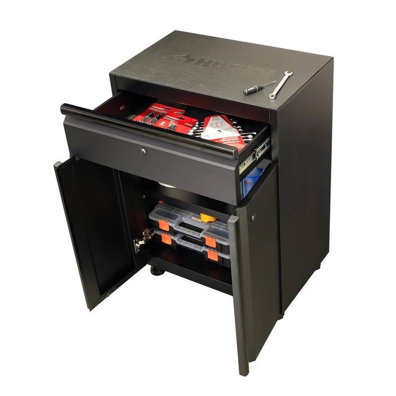 9 Piece Black Welded Steel Garage Storage System R3654