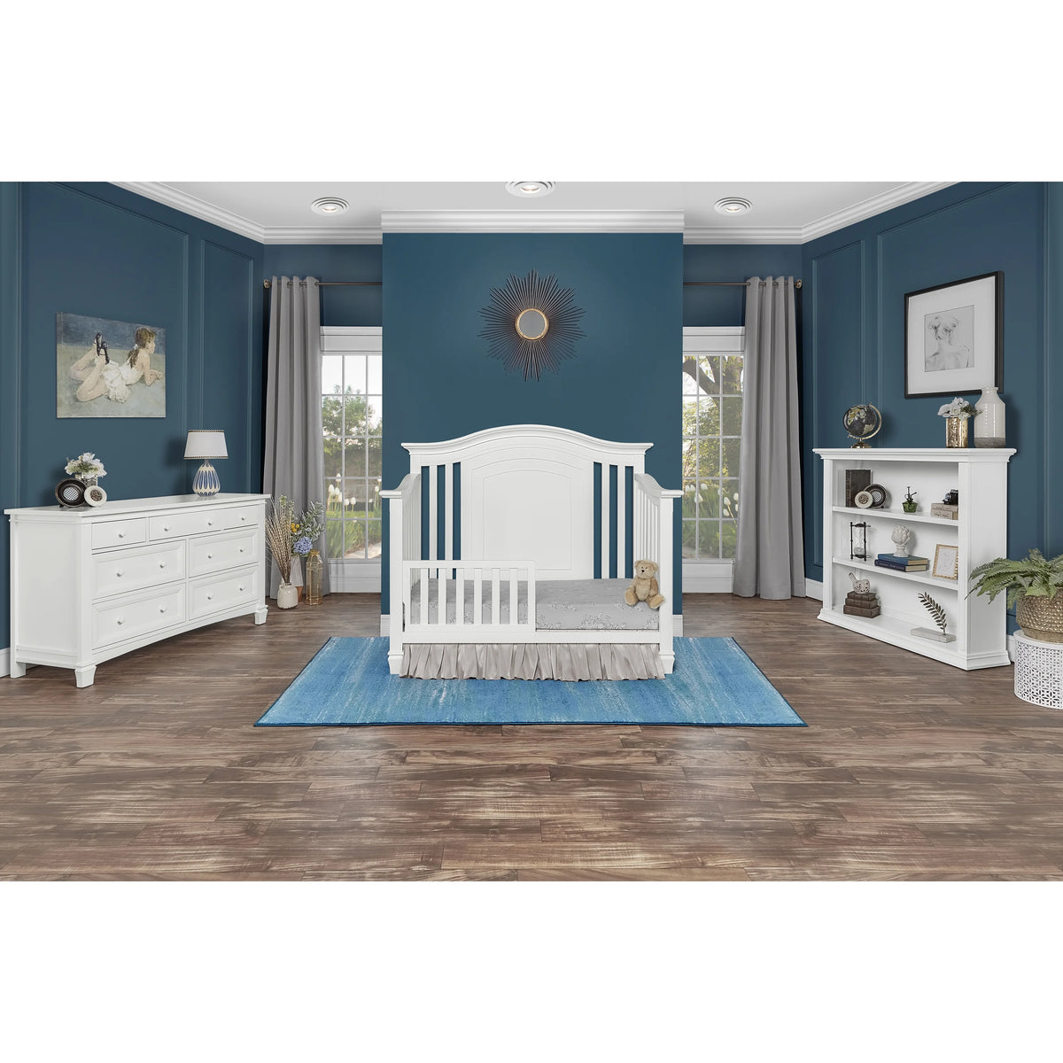 White 5-in-1 Convertible Crib Z21388