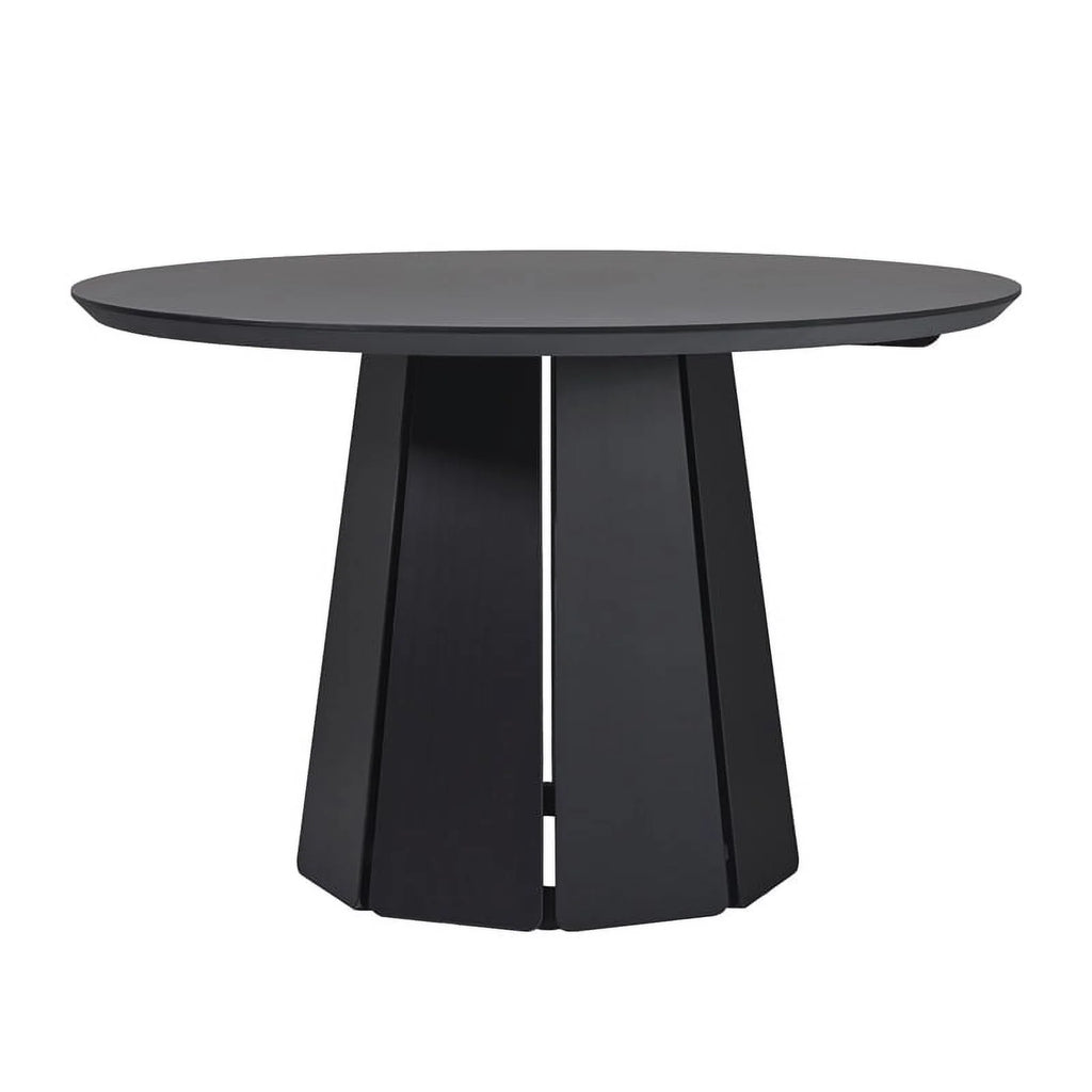 Black Round Pedestal Dining Table E41468