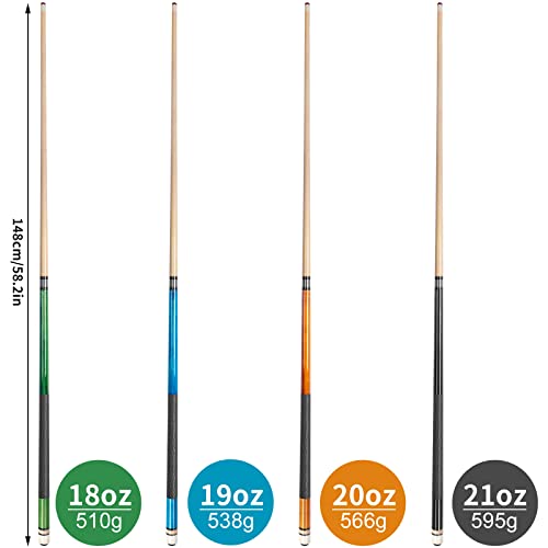 58" Canadian Maple Wood Pool Cue Stick L423285
