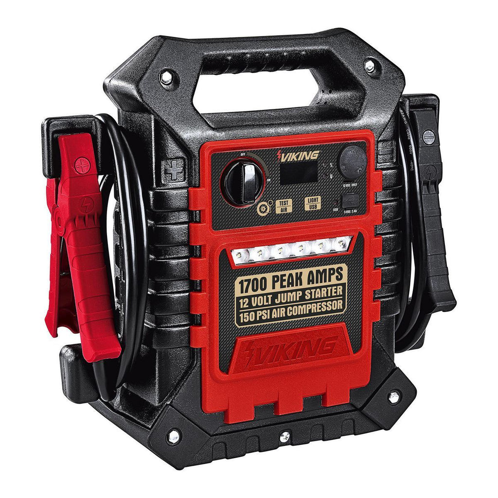 Portable Car Battery Jump Starter and Power Pack with 150 PSI Air Compressor K62926