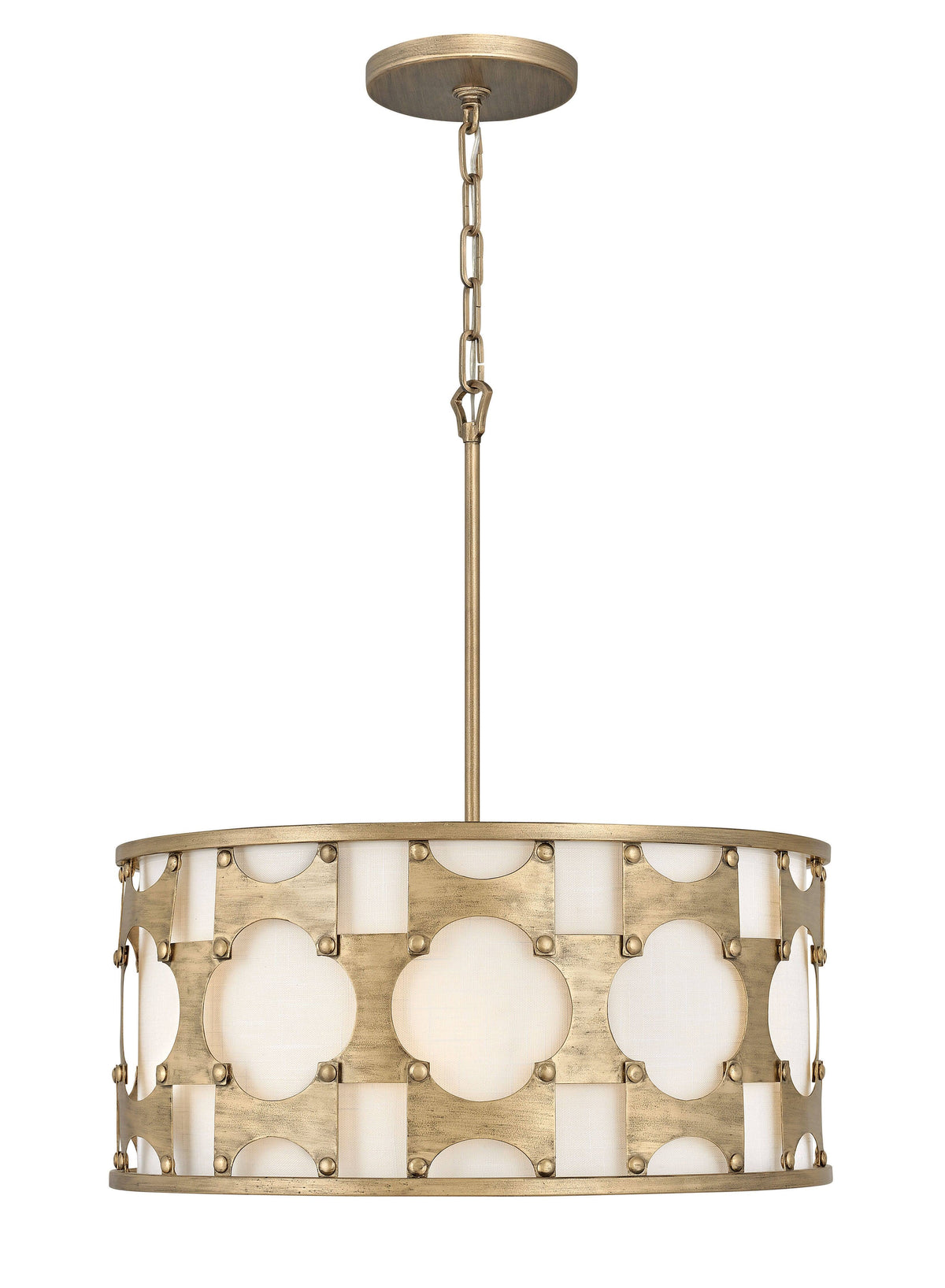 Burnished Gold Chandelier Y5157