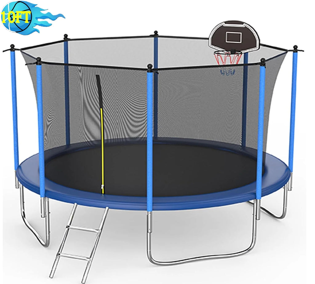 12FT Round Trampoline with Enclosure N905069