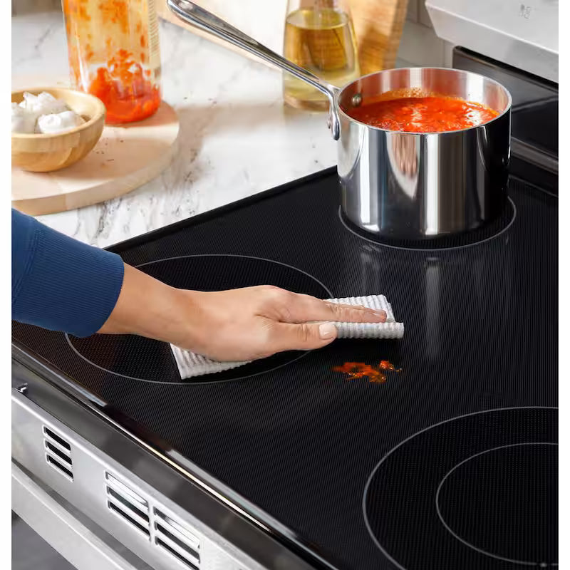 4 Element Free-Standing Electric Range in Stainless Steel R9255