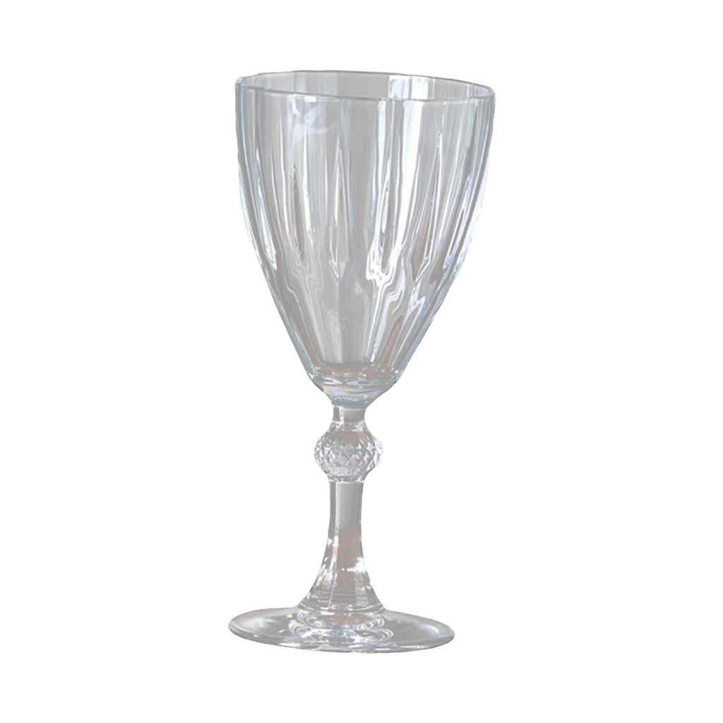 Red Glass Champagne Glasses 245ml Z2004
