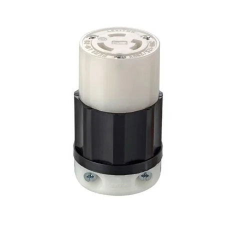 Industrial Nylon Non-Grounding Locking Connector L10-20R 3 Pole 3 Wire Z968361