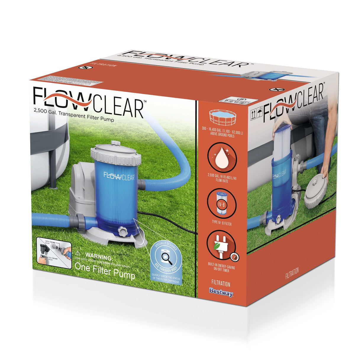 Transparent Filter Pump E74786