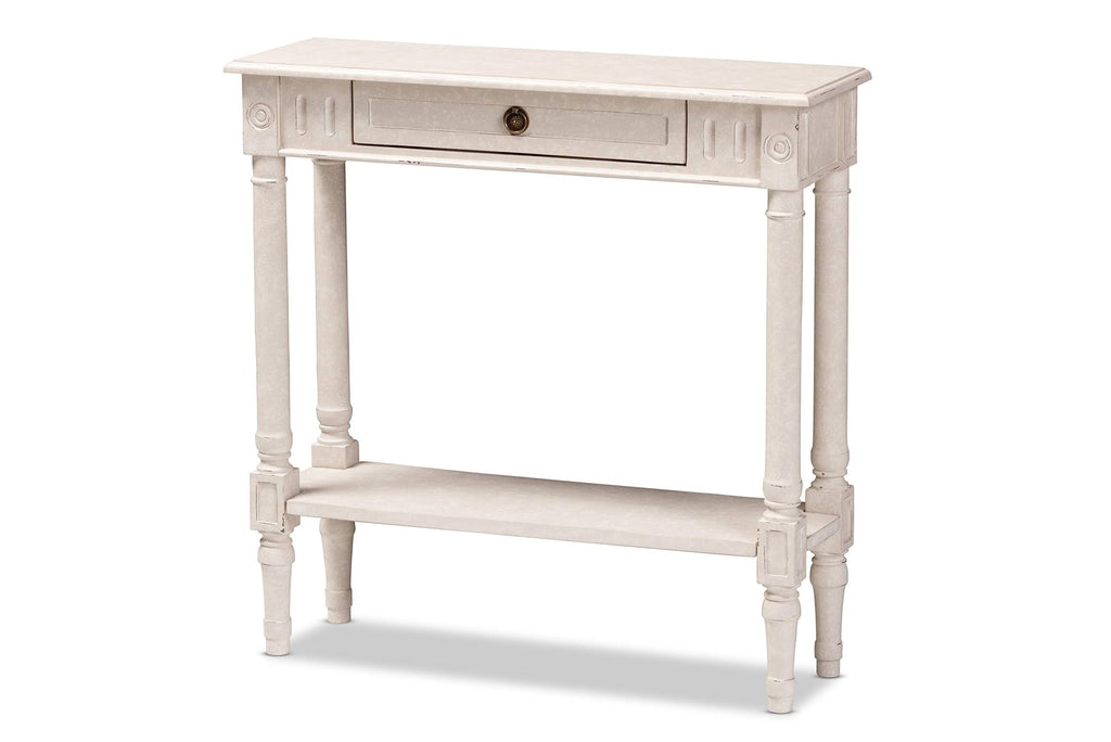 Whitewash Console Table X566036