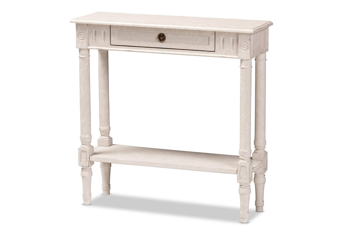 Whitewash Console Table X566036