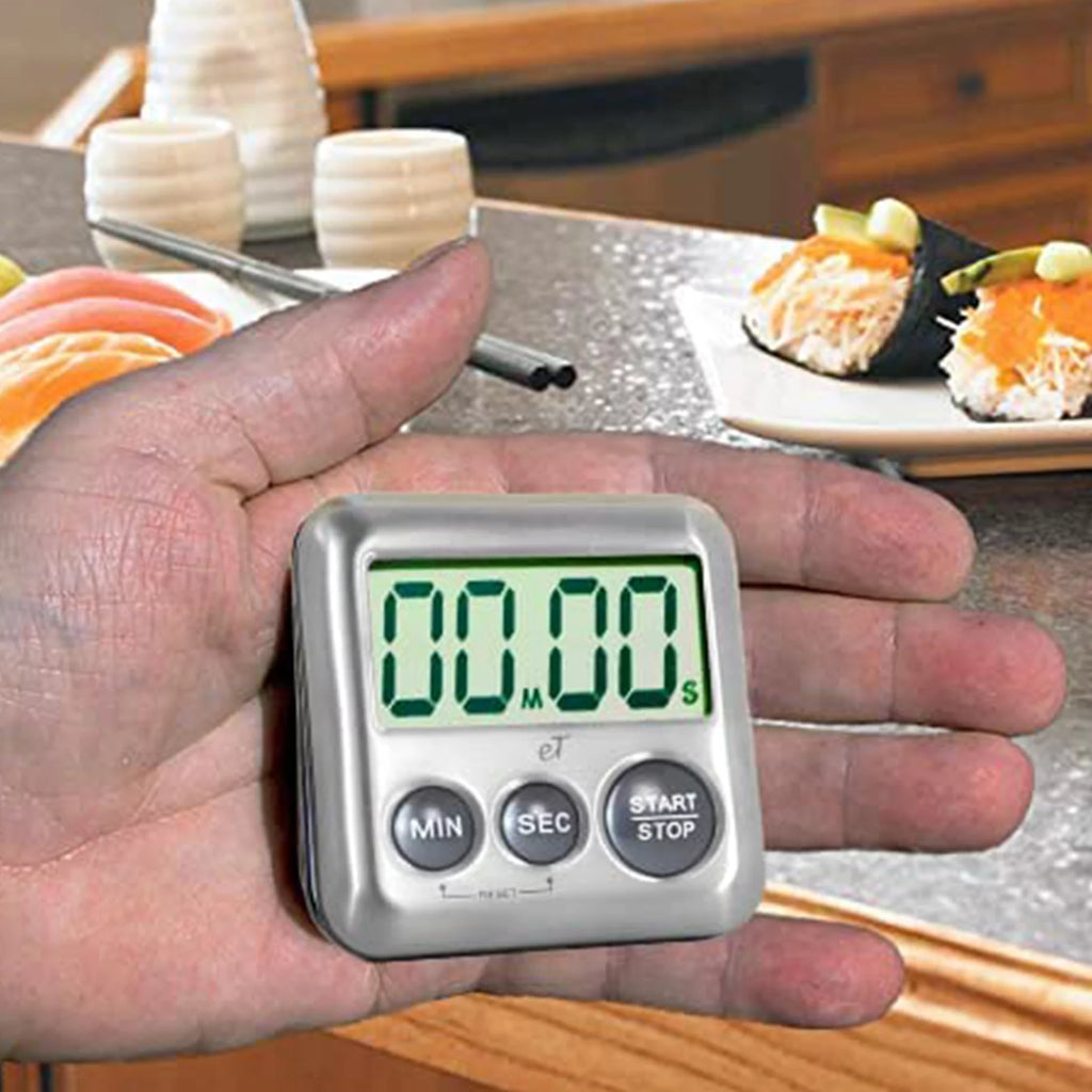 Stainless Steel Digital Kitchen Timer 6 Pack M351