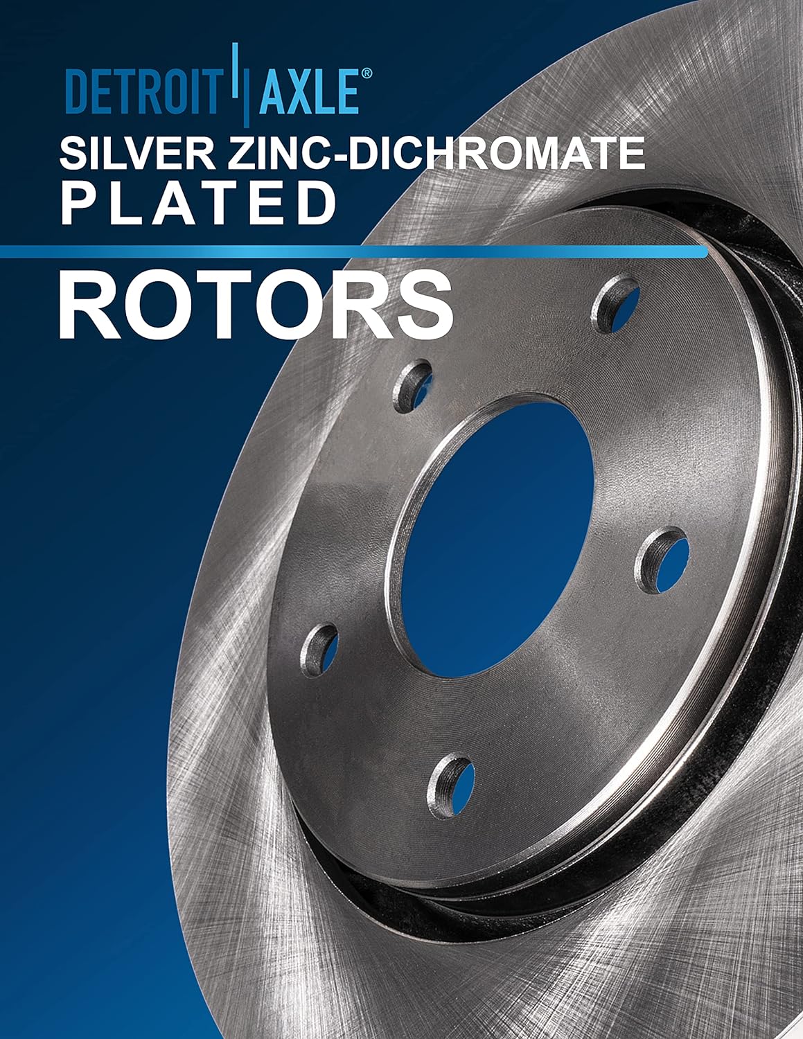 Front Disc Brake Rotors with Ceramic Brake Pads 6pc Set A281
