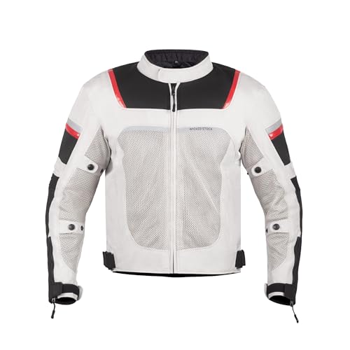 Mesh Motorcycle Jacket with Armor A85077