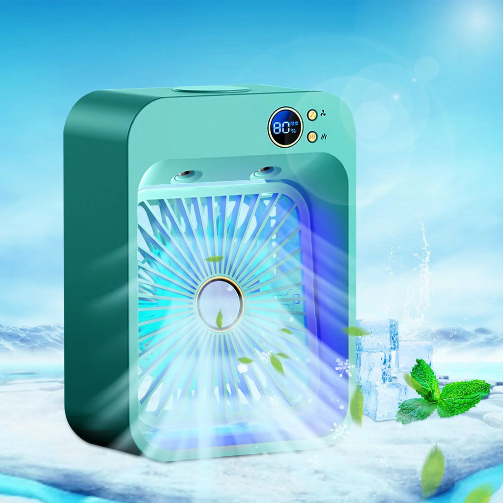 USB Mini Cooler Purification and Humidification Refrigeration Fan W163