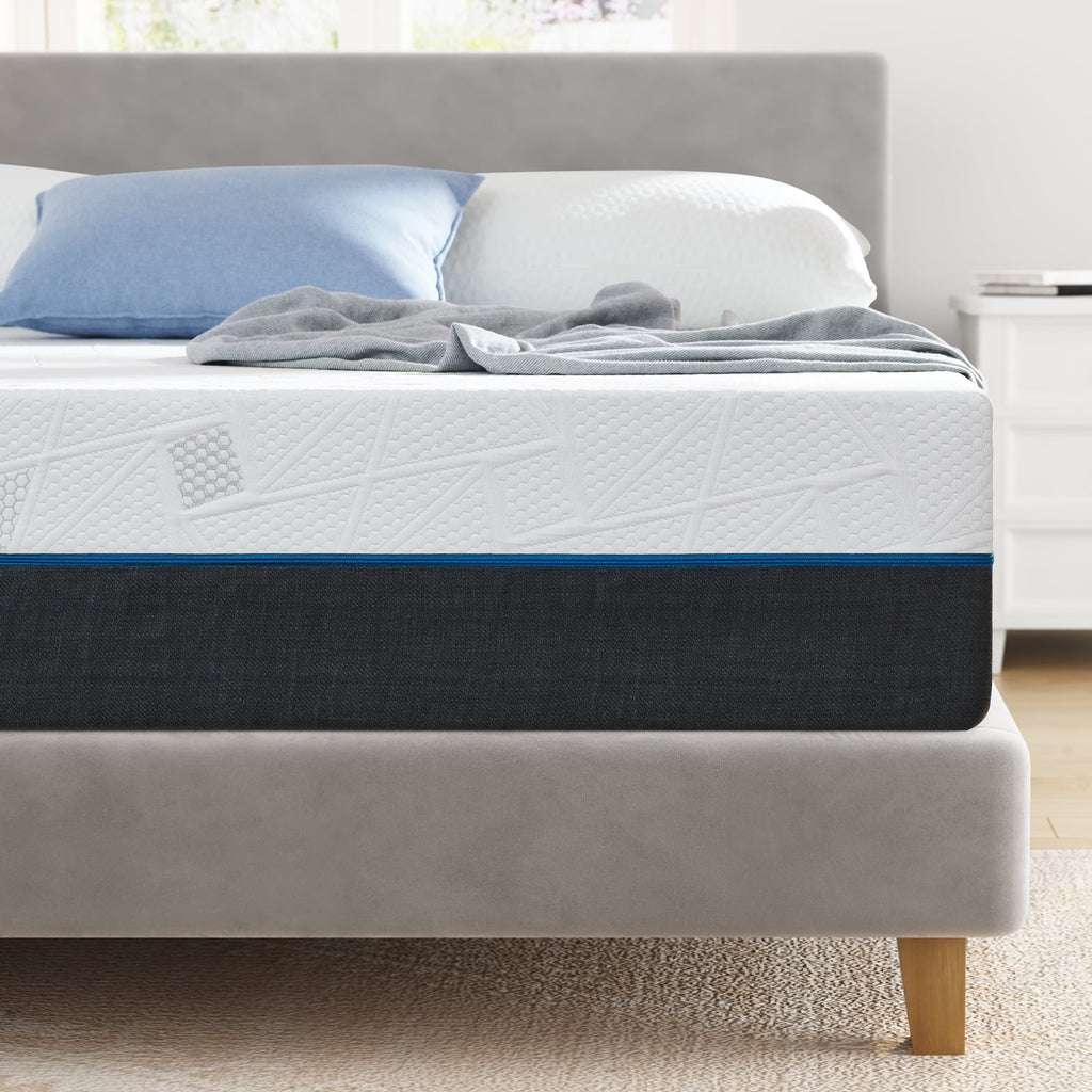 Queen 10 Medium Gel Memory Foam Mattress I666214
