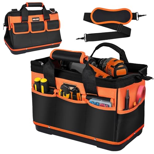 16 Inch Heavy Duty Tool Bag Organizer with Adjustable Strap S432986