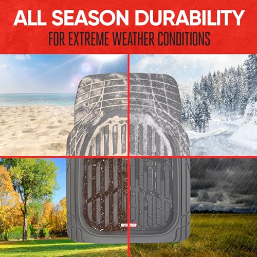 Black All-Weather Automotive Floor Mats Full Set W53841