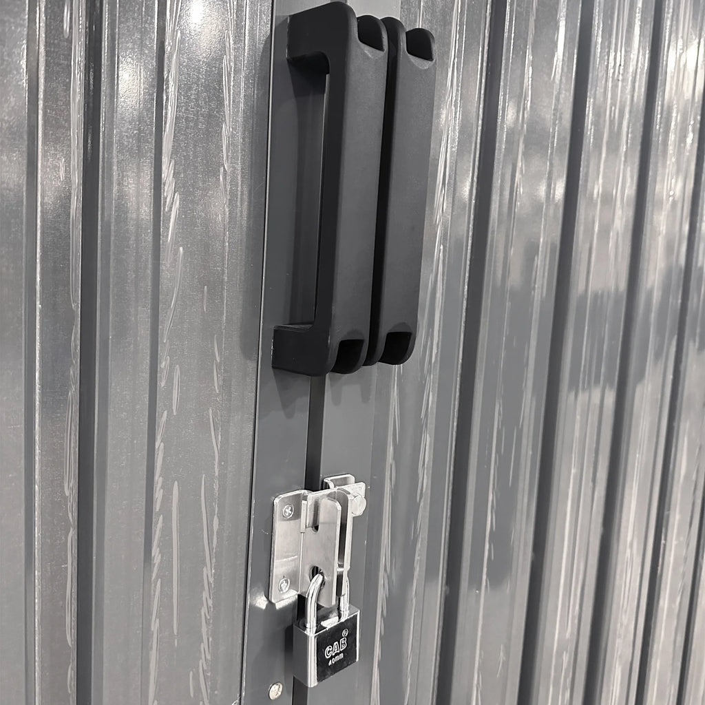 20x13 ft Metal Garage Shed with 2 Doors and 4 Vents Y270284
