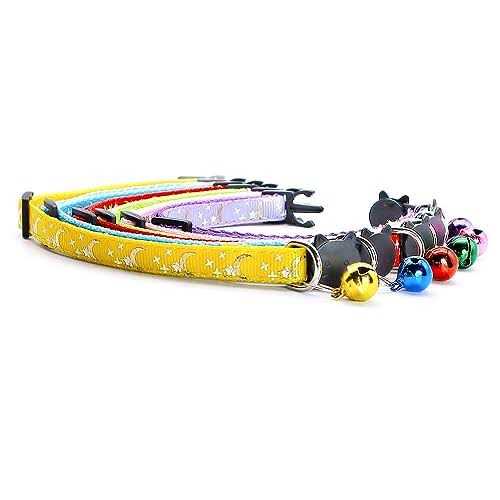 Reflective Cat Collars Bell 2-Pack Adjustable 7.5-12.5 Inch H276109