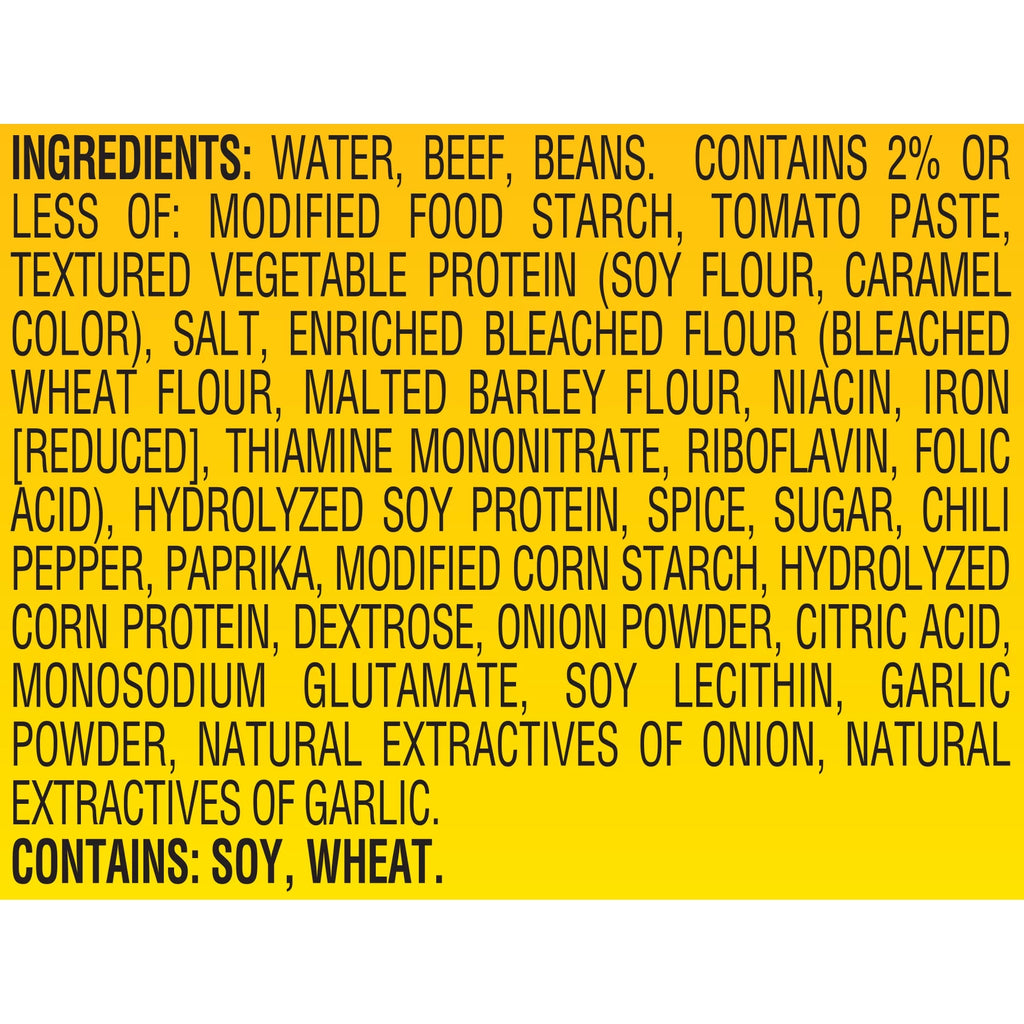 Chili Con Carne With Beans and Cheese Family Size 106 oz J811701