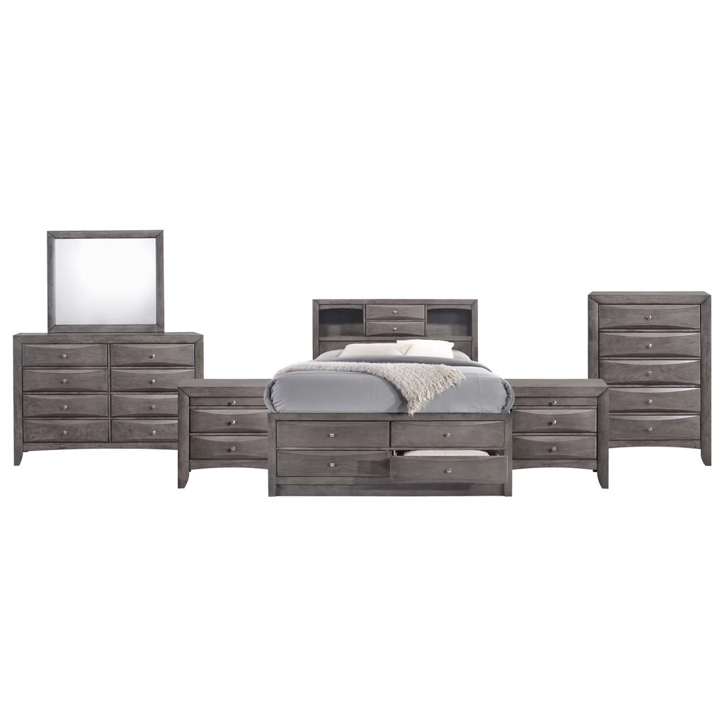 Queen Storage 6PC Bedroom Set J588157