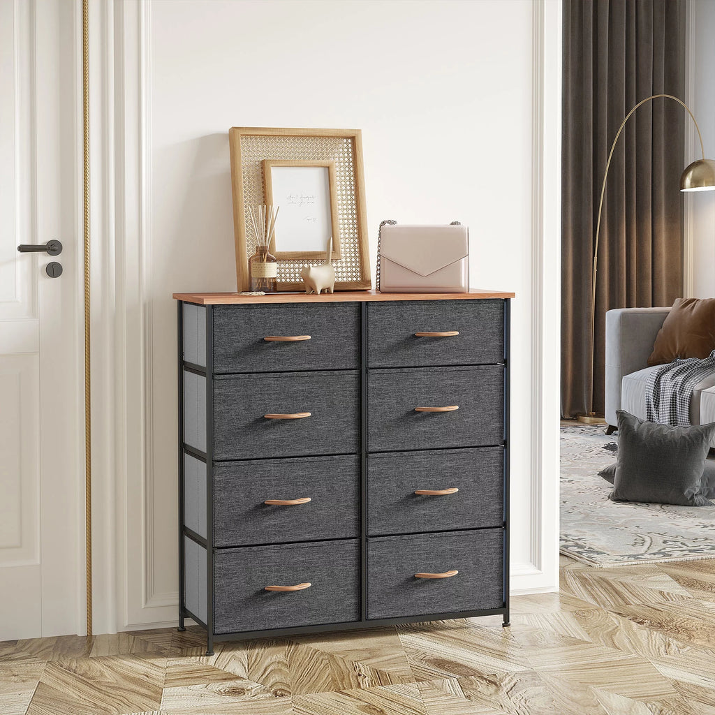 8 Drawer Fabric Dresser E94249
