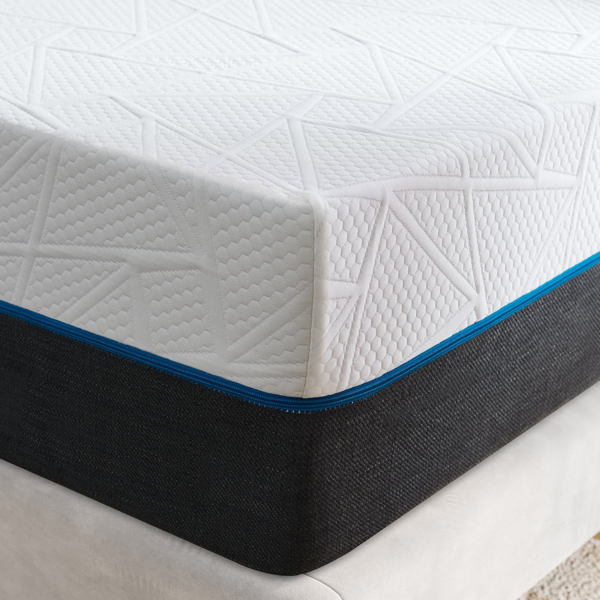 Queen 10 Medium Gel Memory Foam Mattress I666214