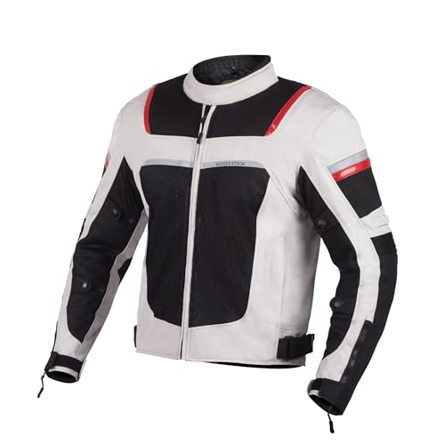 Mesh Motorcycle Jacket with Armor A85077