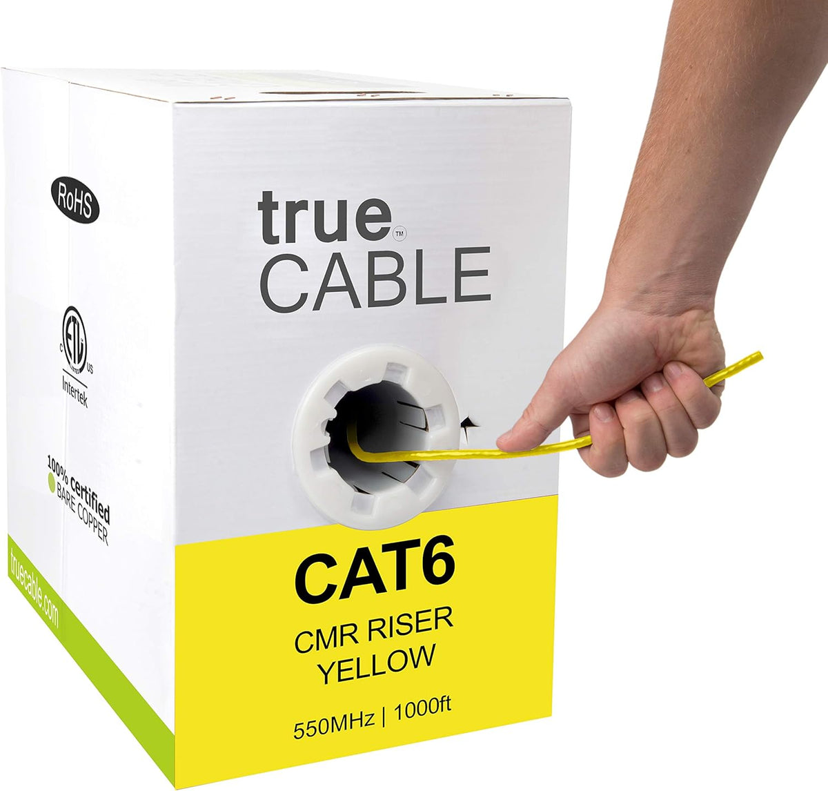 Blue 1000ft Cat6 Riser Bulk Ethernet Cable E53185