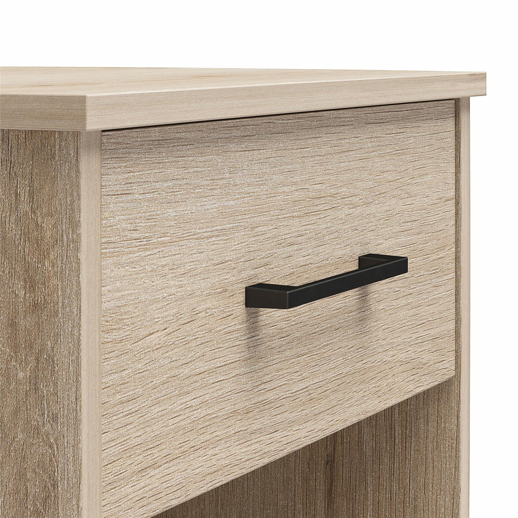 Light Oak Nightstand with Drawer L8038
