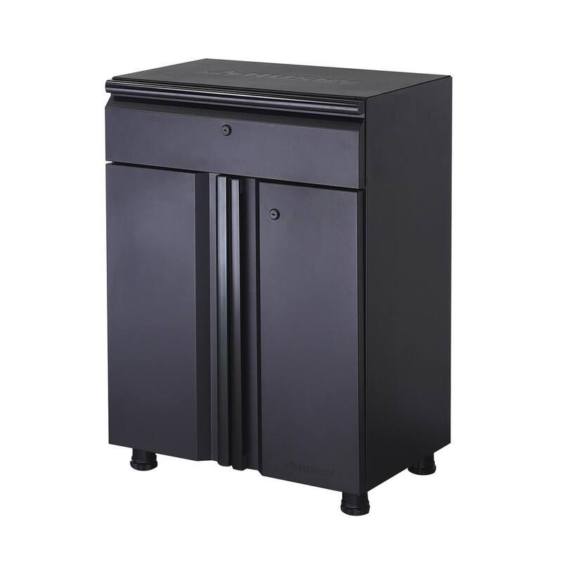 9 Piece Black Welded Steel Garage Storage System R3654