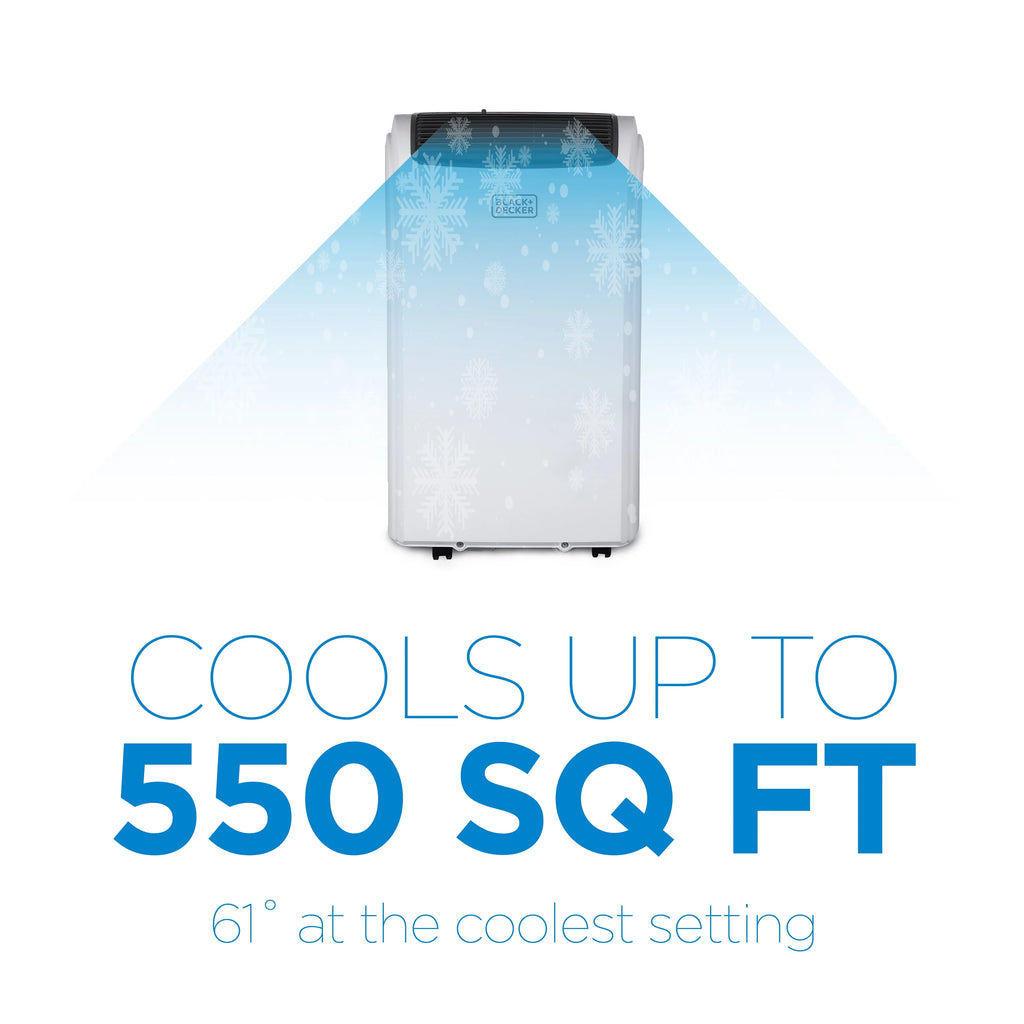 8,000 BTU Portable Air Conditioner with Remote Control, White Z4929