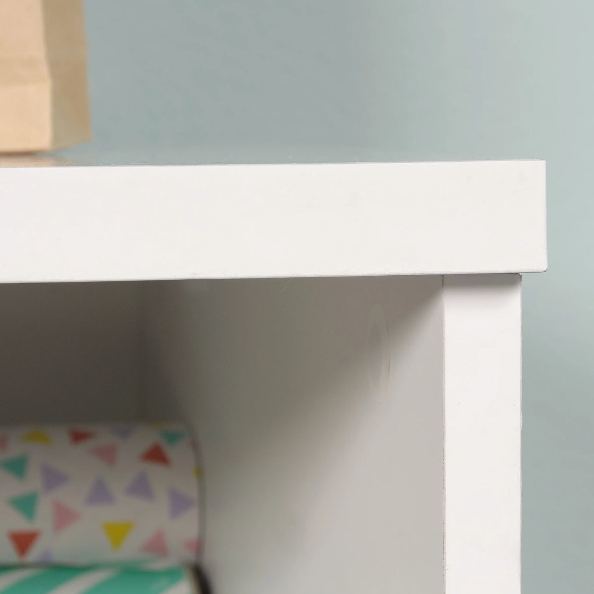 4 Drawer White Storage Cabinet I32879