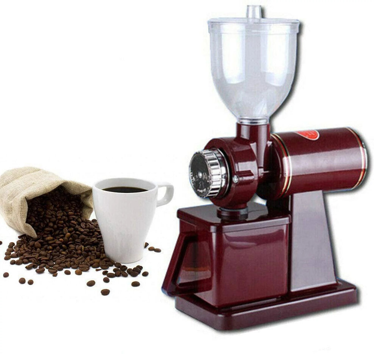 Electric Coffee Bean Grinder Red P470