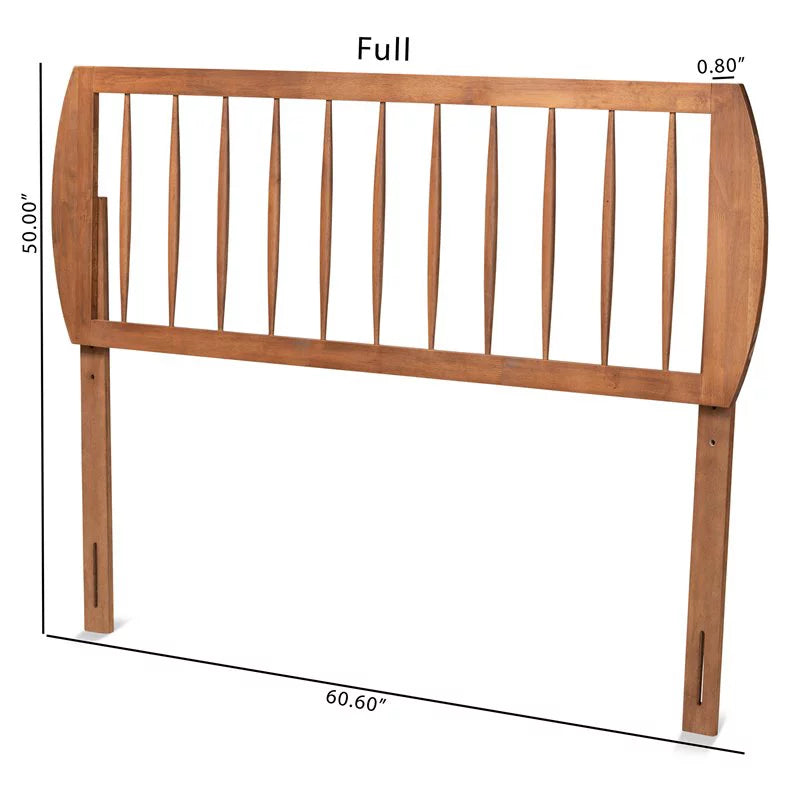 Walnut Finished Wood King Size Headboard T99193