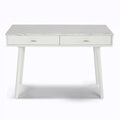 White Rectangular Marble Top Writing Desk G221053