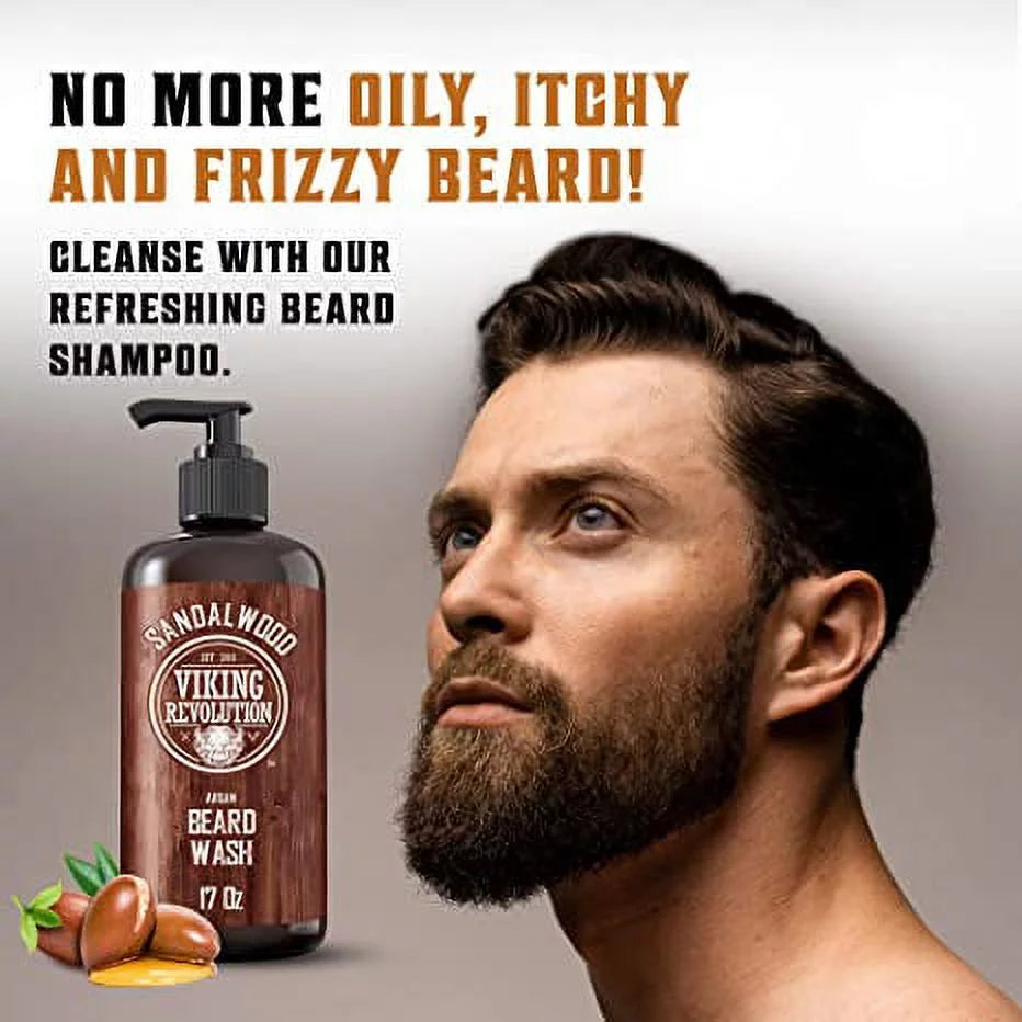 Beard Wash & Conditioner Sandalwood 34 Oz T8153