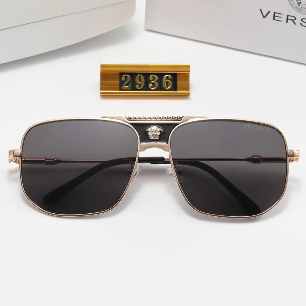 Round Stripe Printed Polarized Sunglasses V912609