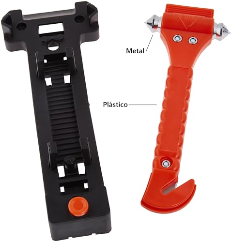 Emergency Seat Belt Cutter and Window Hammer Tool, 2 Pack A565